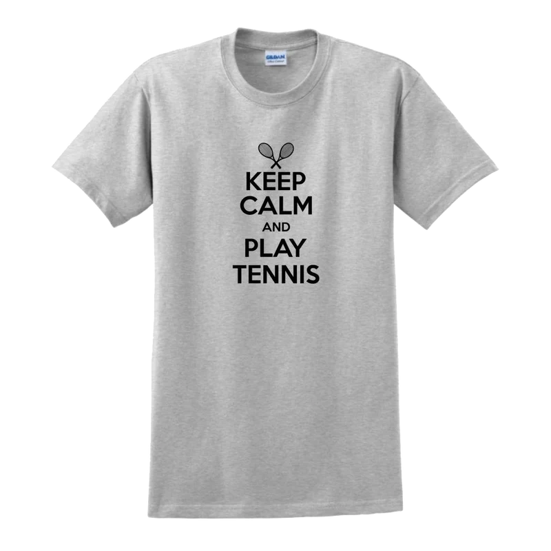 Keep calm and play tennis t-shirt