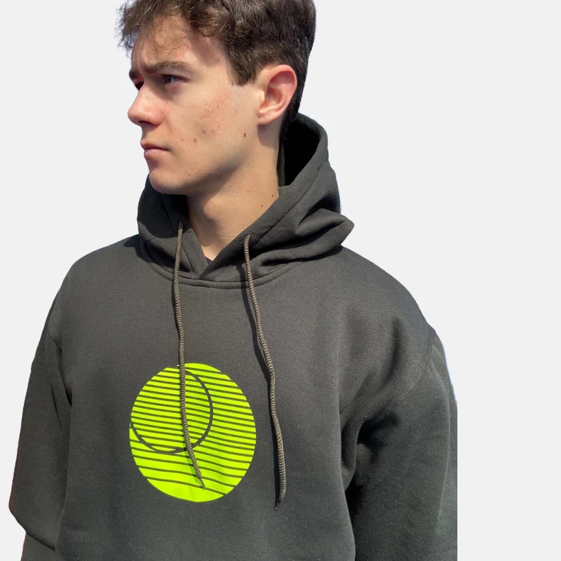 Hoodie Freestyle (zwart, rood, kaki) - unisex
